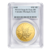 Pièce 1 once d'or Superb Gem PCGS Marque d'atelier Olympique Feuille d'érable canadienne 2008 | Monnaie royale canadienne