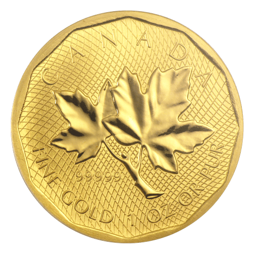 Pièce 1 once d'or Feuille d'érable Superb Gem PCGS 99999 Premières pièces frappées 2008 | Monnaie royale canadienne