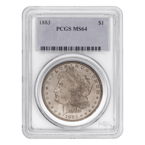 Pièce d'argent MS-64 Dollar Morgan Année aléatoire | Monnaie des États-Unis