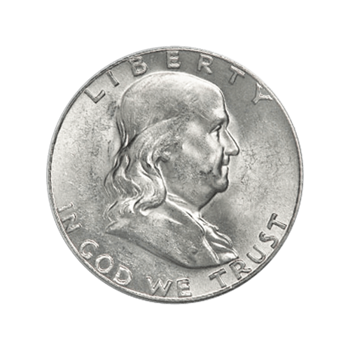 $1 Face Value Bag of Random Year Franklin Half Dollar Circulation 90% Pure Silver Coins | United States Mint