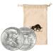 $10 Face Value Bag of Random Year Franklin Half Dollar Circulation 90% Pure Silver Coins | United States Mint