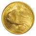 Pièce en or MS-65 WFNG Saint-Gaudens Double Aigle 20 $ NM 1908 | Monnaie des États-Unis