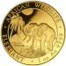 Pièce d'or Éléphant d'Afrique somalien 2017 de 1 once