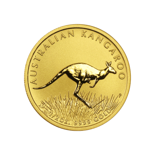 Pièce 1/2 once d'or Kangourou australien 2008 | Monnaie de Perth