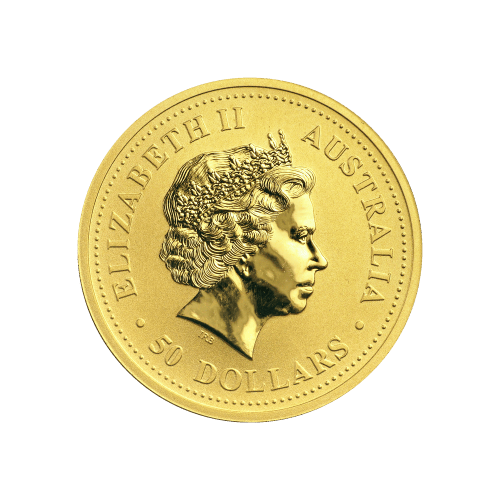 Pièce 1/2 once d'or Pépite Kangourou australien 2007 | Monnaie de Perth