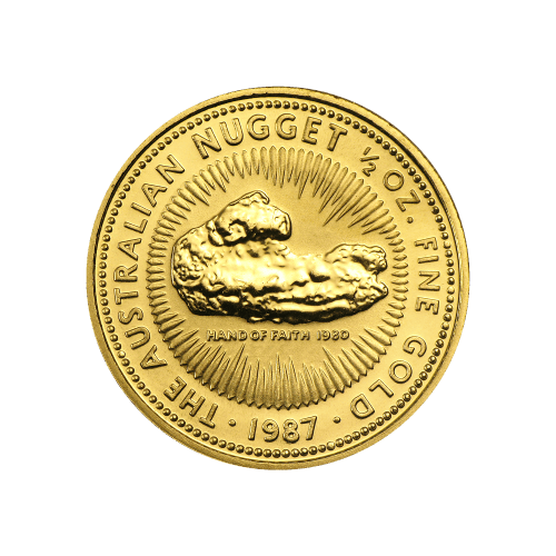 1/2 oz 1987 Australian Nugget Gold Coin | Perth Mint