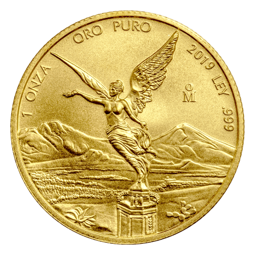 Pièce 1 once d'or Libertad mexicaine 2019