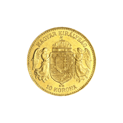 Random Year 100 Korona Hungary Gold Coin
