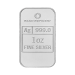 Lingot d'argent Année du serpent Rand Refinery 2013 1 once