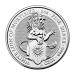 2 oz 2020 Queen's Beasts: White Lion of Mortimer Silver Coin | The Royal Mint