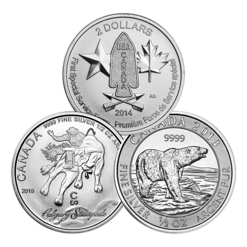 1/2 oz Assorted Silver Coin | Royal Canadian Mint