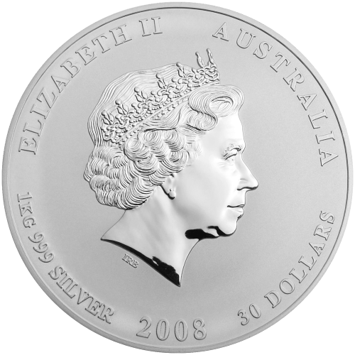 1 kilo 2008 Lunar Year of the Mouse Silver Coin | Perth Mint