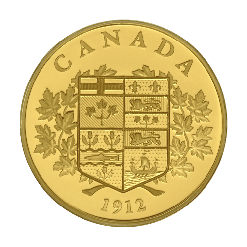 Ensemble de 4 pièces d'or Feuille d'érable canadienne 2011