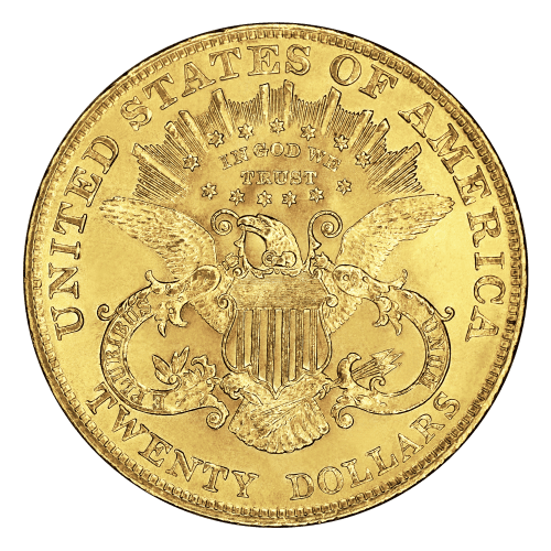Pièce d'or AU Liberté Double Aigle 20 $ Année aléatoire | Monnaie des États-Unis