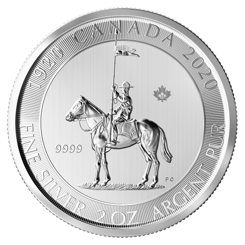Pièce 2 onces d'argent Gendarmerie royale du Canada 2020 | Monnaie royale canadienne