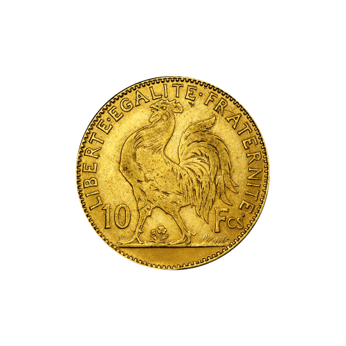 Pièce d'or 10 francs français Coq 1899-1914