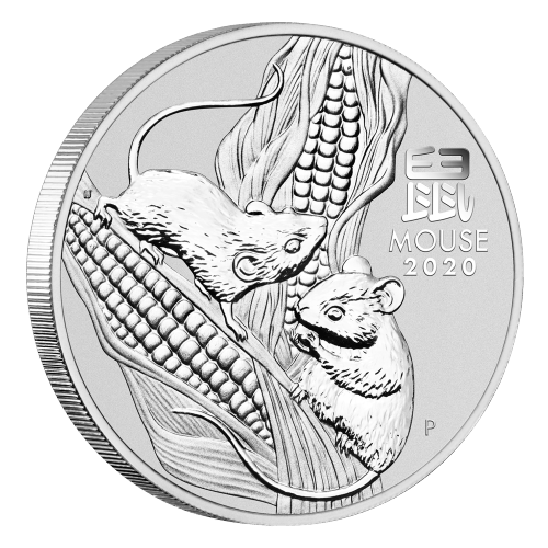 1 oz 2020 Lunar Year of the Mouse Silver Coin | Perth Mint