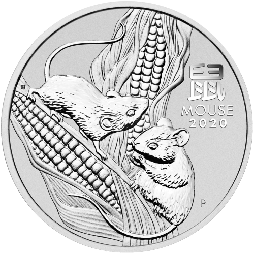 1 kilo 2020 Lunar Year of the Mouse Silver Coin | Perth Mint