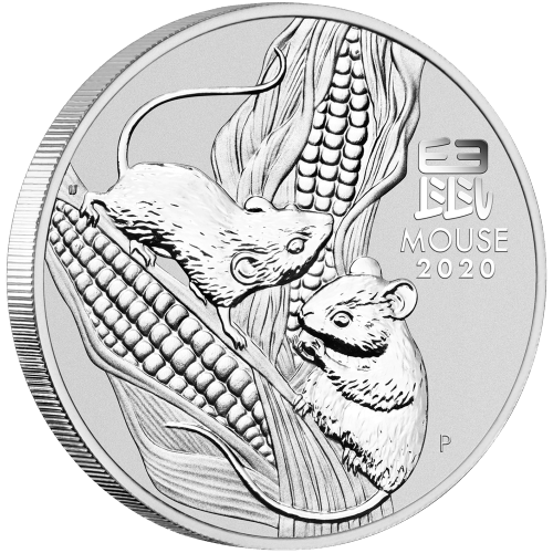 1 kilo 2020 Lunar Year of the Mouse Silver Coin | Perth Mint