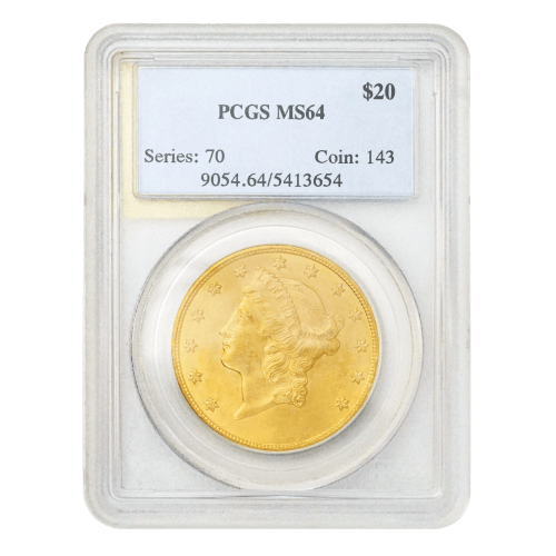 Random Year $20 Liberty Double Eagle MS-64 Gold Coin | United States Mint
