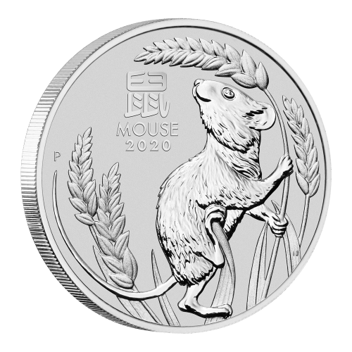1 oz 2020 Perth Mint Lunar Year of the Mouse Platinum Coin | Perth Mint