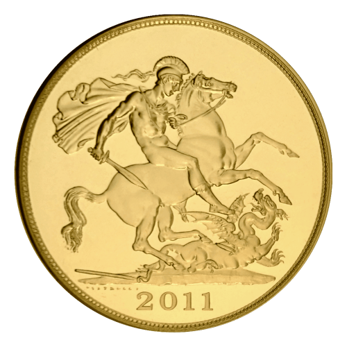 Ensemble Épreuve numismatique de 5 pièces en or Souverain Grande-Bretagne Année aléatoire | La Monnaie royale