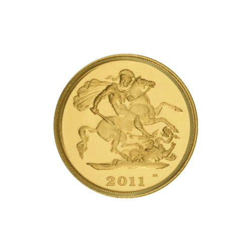 Ensemble Épreuve numismatique de 5 pièces en or Souverain Grande-Bretagne Année aléatoire | La Monnaie royale