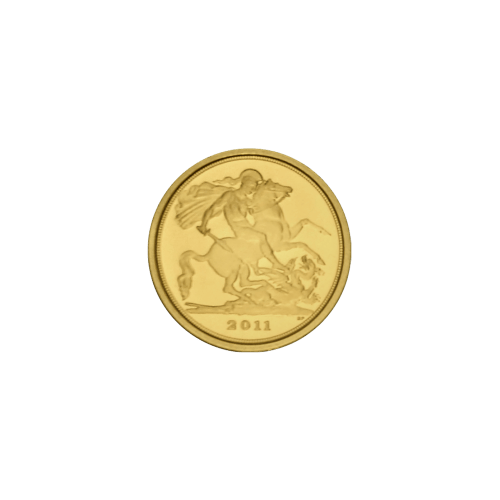Ensemble Épreuve numismatique de 5 pièces en or Souverain Grande-Bretagne Année aléatoire | La Monnaie royale