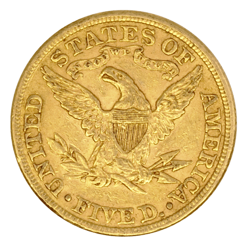 Random Year $5 Liberty Half Eagle Circulation Gold Coin | United States Mint