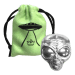 2 oz Hand Poured Alien Head Silver Bar | Monarch Precious Metals