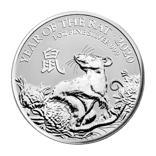 1 oz 2020 Lunar Year of the Rat Silver Coin | The Royal Mint