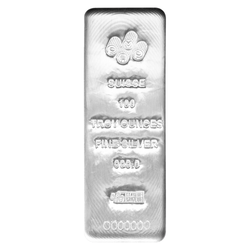 100 oz Silver Bar | PAMP Suisse