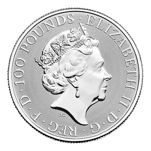 1 oz 2020 Queen's Beasts: Falcon of the Plantagenets Platinum Coin | The Royal Mint