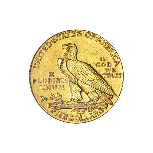 Random Year $5 Indian Half Eagle Circulation Gold Coin | United States Mint