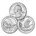 Pièce commémorative américaine de 25 centimes en argent à 90 % 0,25 $ Année aléatoire | Monnaie des États-Unis