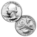 Ensemble de 3 pièces d'argent à 40 % Épreuve numismatique Bicentenaire des États-Unis 1976 | Monnaie des États-Unis