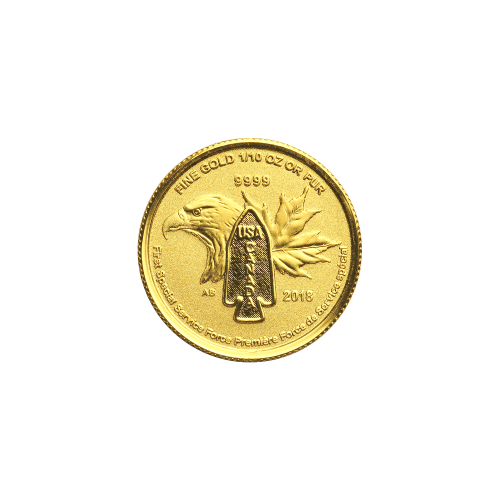 1/10 oz 2014 First Special Service Force Gold Coin | Royal Canadian Mint