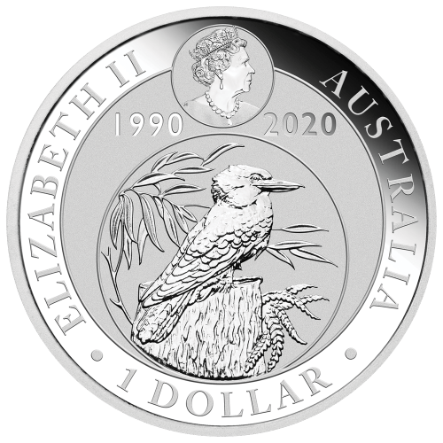 Pièce 10 onces d'argent Kookaburra australien 2020 | Monnaie de Perth