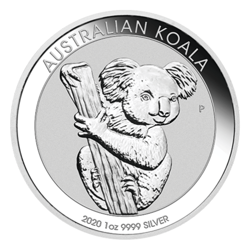 Pièce 1 once d'argent Koala australien 2020 | Monnaie de Perth