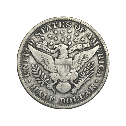 Random Year Barber Half Dollar 90% Pure Circulation Silver Coin | United States Mint