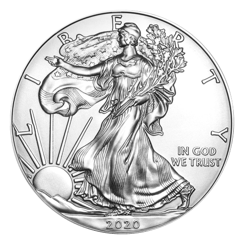 Pièce 1 once d'argent Aigle américain 2020 | Monnaie des États-Unis