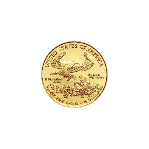 Pièce 1/10 once d'or Aigle américain 2020 | Monnaie des États-Unis