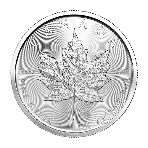Pièce 1 once d'argent Feuille d'érable canadienne 2020 | Monnaie royale canadienne