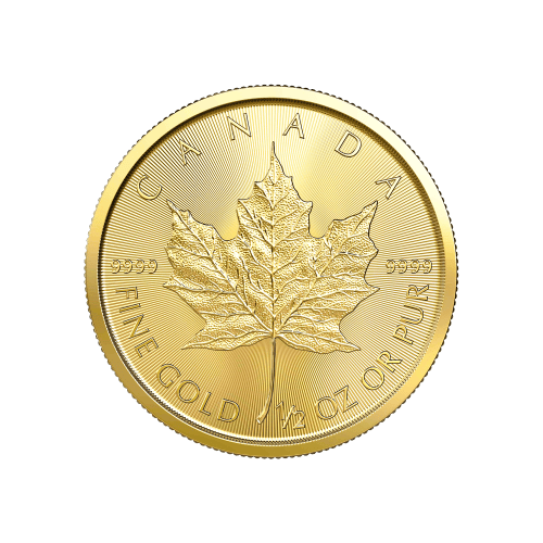 Pièce 1/2 once d’or Feuille d’érable canadienne 2020 | Monnaie royale canadienne
