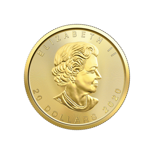 Pièce 1/2 once d’or Feuille d’érable canadienne 2020 | Monnaie royale canadienne