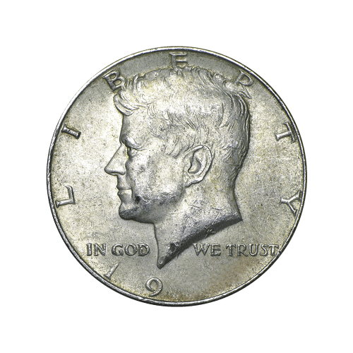 Pièces de circulation en argent pur à 40 % Demi Dollar Valeur nominale 0,50 $ U.S. | Monnaie des États-Unis
