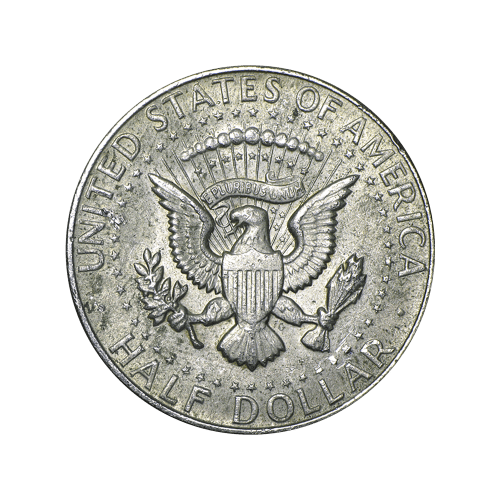 Pièces de circulation en argent pur à 40 % Demi Dollar Valeur nominale 0,50 $ U.S. | Monnaie des États-Unis