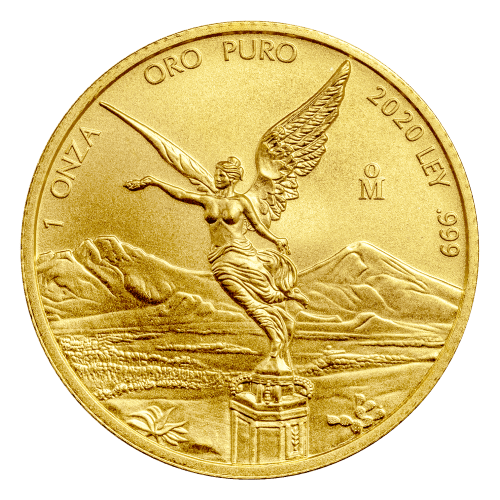 Pièce 1 once d'or Libertad mexicaine 2020