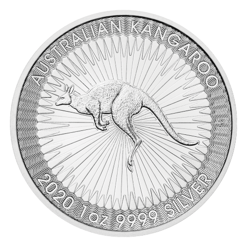 Pièce 1 once d'argent Kangourou australien 2020 | Monnaie de Perth