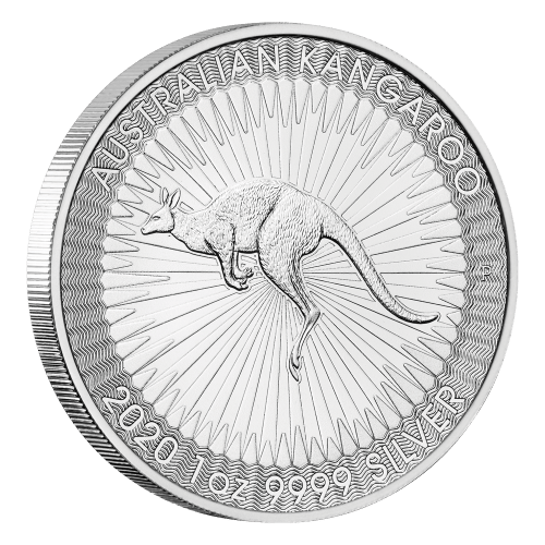 Pièce 1 once d'argent Kangourou australien 2020 | Monnaie de Perth